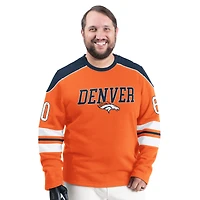 Sweat-shirt ras du cou adaptatif Lord Stanley orange Denver Broncos G-III Sports by Carl Banks pour homme