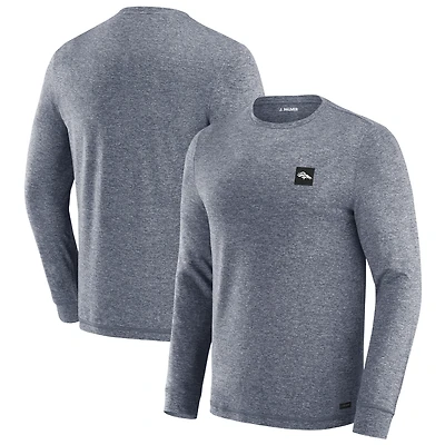 Men's J. Palmer Navy Denver Broncos Four Down Long Sleeve T-Shirt
