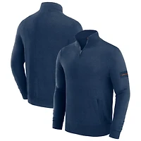 Pull zippé à quart de tour Denver Broncos bleu marine J. Palmer pour homme