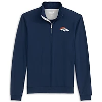 Men's johnnie-O  Navy Denver Broncos Motion Quarter-Zip Pullover