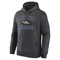 Men's Logo Athletic Navy Denver Broncos Arch Victory Hoodie