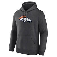 Sweat à capuche homme bleu marine avec logo principal des Denver Broncos