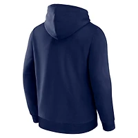Men's Logo Athletic Navy Denver Broncos Arch Victory Hoodie