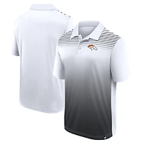 Polo athlétique blanc à logo pour homme des Denver Broncos Sandlot Game