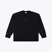 Men's Mitchell & Ness Black Denver Broncos Core Essentials Micro Logo Fleece Sweatshirt