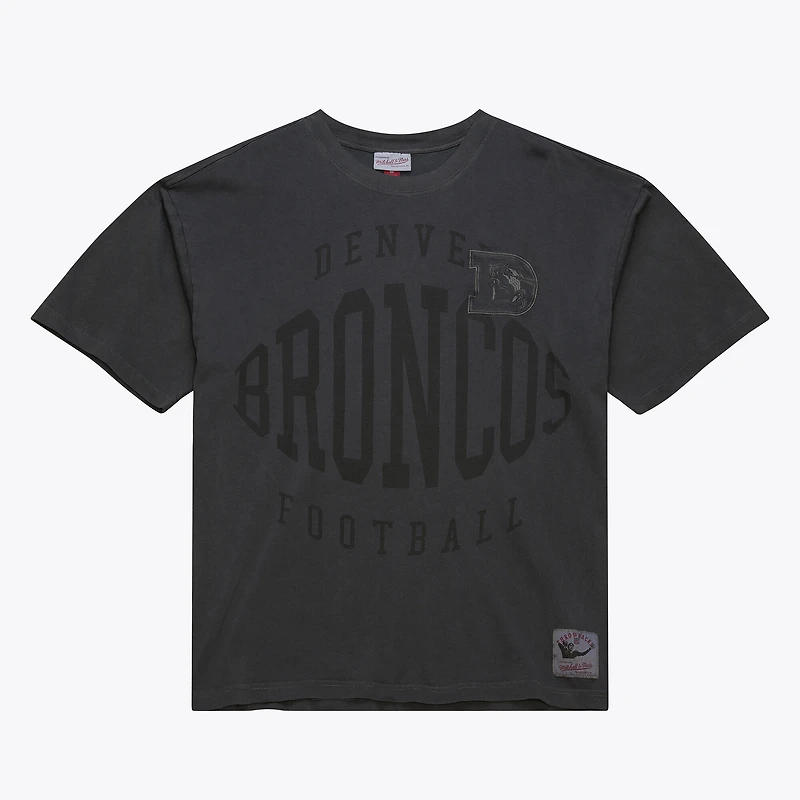 T-shirt Mitchell & Ness noir pour homme, collection Downtown