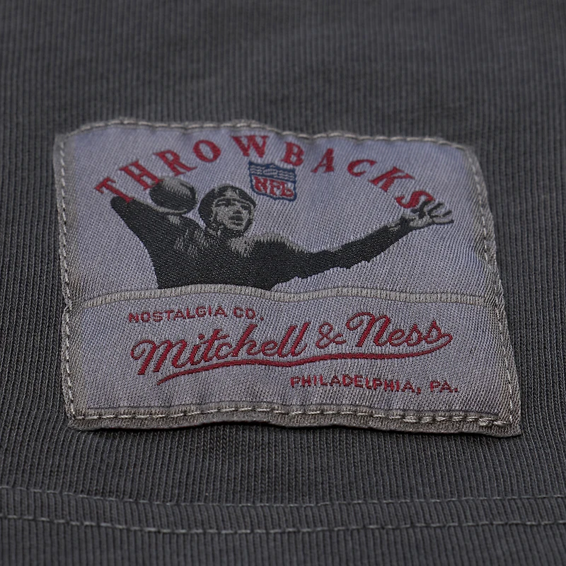T-shirt Mitchell & Ness noir pour homme, collection Downtown
