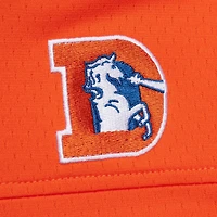 Sweat à capuche orange pour homme Mitchell & Ness John Elway avec nom et numéro de joueur des Denver Broncos Legacy Jersey