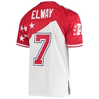 Maillot authentique Mitchell & Ness John Elway pour hommes, blanc/rouge, AFC 1995 Pro Bowl