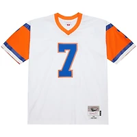 Maillot réplique Mitchell & Ness John Elway blanc des Denver Broncos 1994 Legacy pour homme
