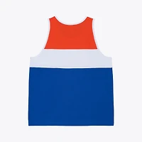 Men's Mitchell & Ness  Royal/Orange Denver Broncos Head Coach Tank Top