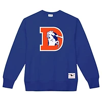 1 sweat-shirt en polaire basique Mitchell & Ness Royal Denver Broncos