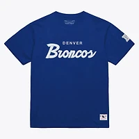 T-shirt classique Mitchell & Ness Royal Denver Broncos pour homme