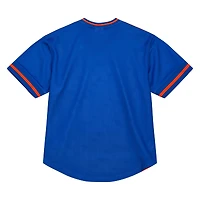 T-shirt à encolure en V maille Jumbotron 3.0 des Broncos de Denver Royal Mitchell & Ness pour homme