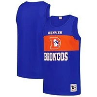 Débardeur rétro colorblock Mitchell & Ness Royal Denver Broncos pour homme
