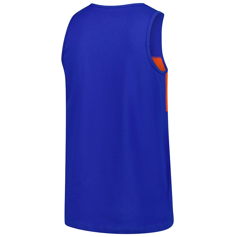 Débardeur rétro colorblock Mitchell & Ness Royal Denver Broncos pour homme