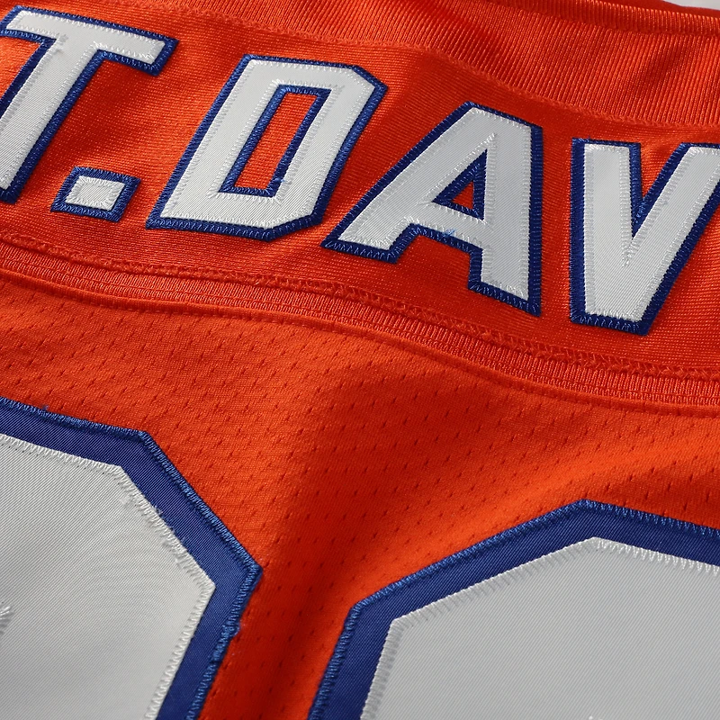 Maillot de joueur retraité authentique Mitchell & Ness Terrell Davis orange des Denver Broncos 1995 pour homme
