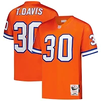 Maillot de joueur retraité authentique Mitchell & Ness Terrell Davis orange des Denver Broncos 1995 pour homme