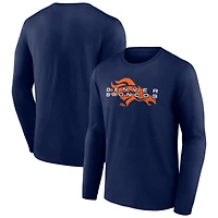 Men's  Navy Denver Broncos Advance To Victory Long Sleeve T-Shirt
