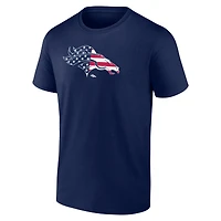 T-shirt homme bleu marine Denver Broncos Americana
