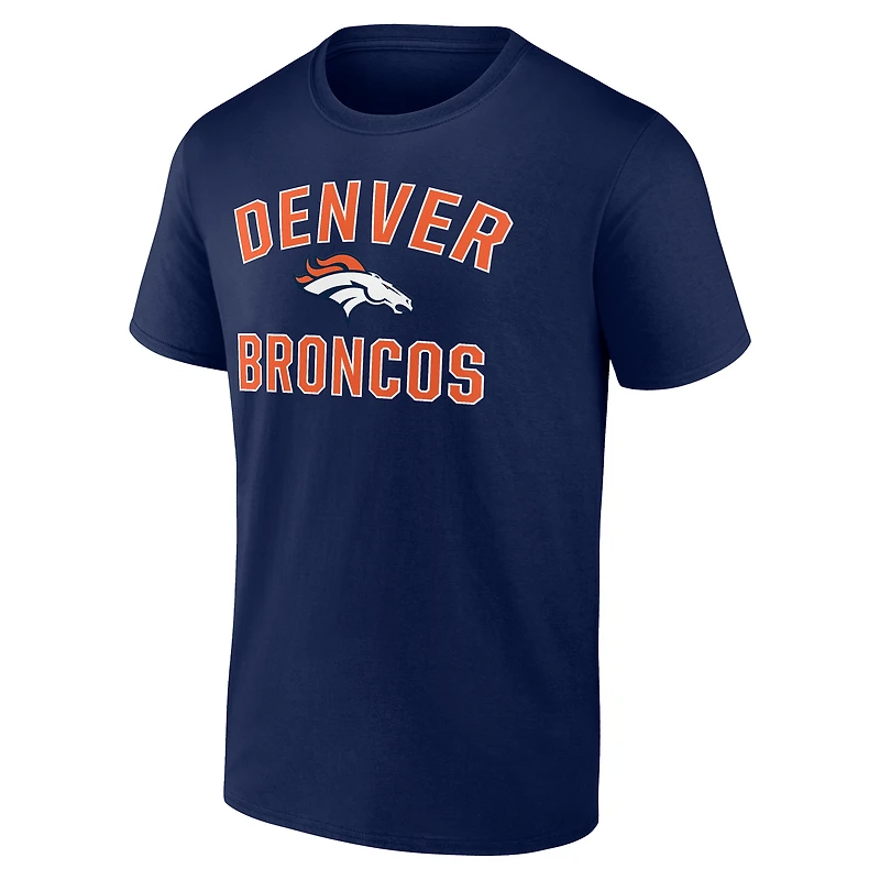 Men's  Navy Denver Broncos Victory Arch T-Shirt