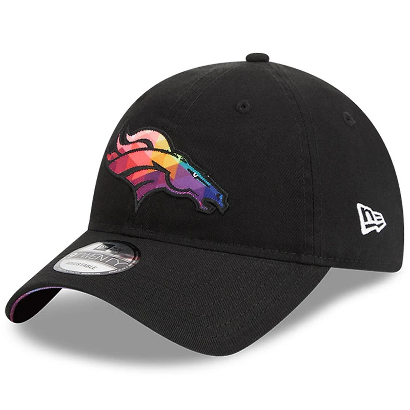 Men's New Era  Black Denver Broncos 2023 NFL Crucial Catch 9TWENTY Adjustable Hat