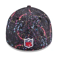 Casquette New Era noire Denver Broncos 2025 NFL Crucial Catch 39THIRTY Flex pour homme
