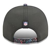 Casquette snapback 9FIFTY noire New Era Denver Broncos 2025 NFL Crucial Catch pour homme