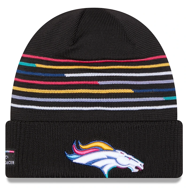 Bonnet à revers NFL Crucial Catch 2025 des Broncos de Denver de New Era pour homme, noir