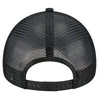 Men's New Era Black Denver Broncos Bleached 9FORTY A-Frame Adjustable Hat