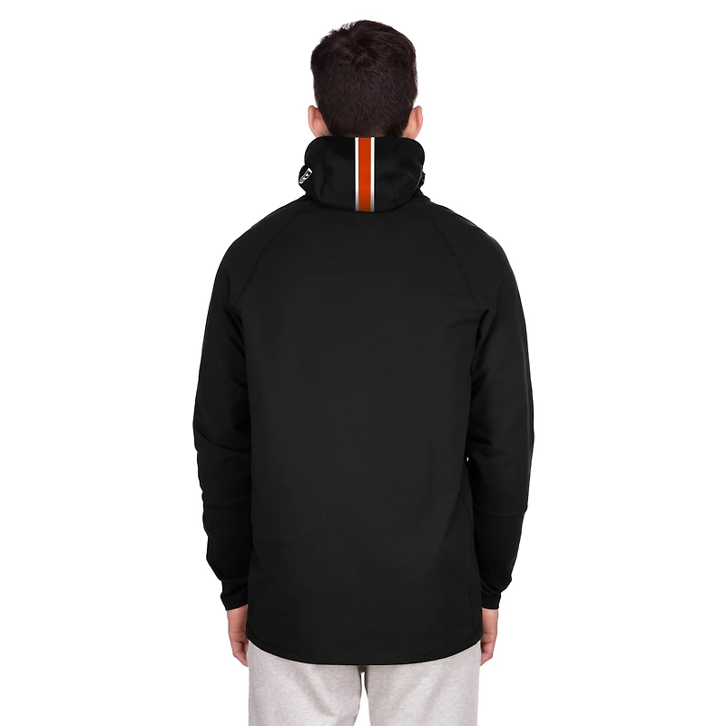 Sweat à capuche fonctionnel noir rayures tri-blend pour homme New Era Denver Broncos Fandom Balaclava Helmet