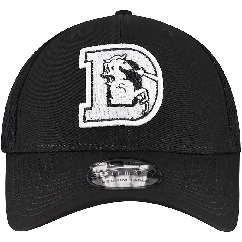 Casquette Main Neo 39THIRTY Flex noire des Denver Broncos de New Era pour homme