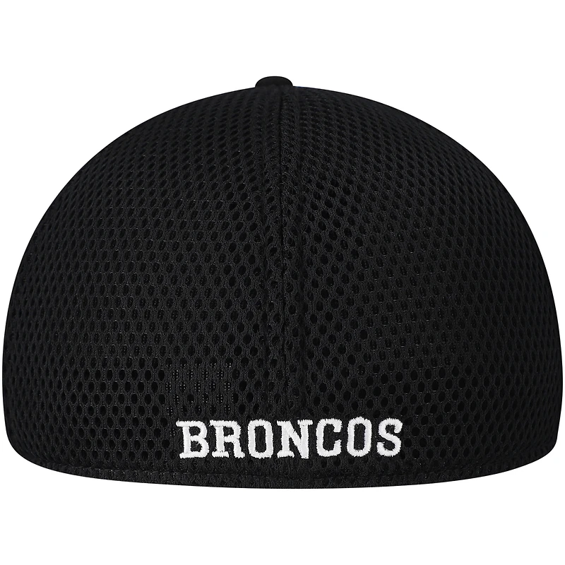 Casquette Main Neo 39THIRTY Flex noire des Denver Broncos de New Era pour homme