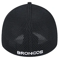 Casquette Main Neo 39THIRTY Flex noire des Denver Broncos de New Era pour homme