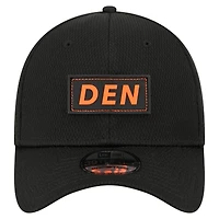 Casquette 39THIRTY Flex noire New Era pour homme avec logo des Broncos de Denver