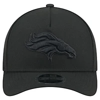 Casquette ajustable 9FORTY M-Crown A-Frame noire pour homme, collection Team Denver Broncos
