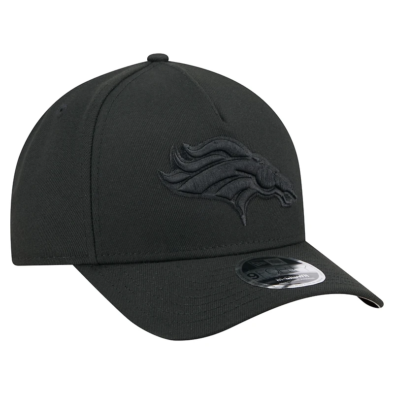 Casquette ajustable 9FORTY M-Crown A-Frame noire pour homme, collection Team Denver Broncos