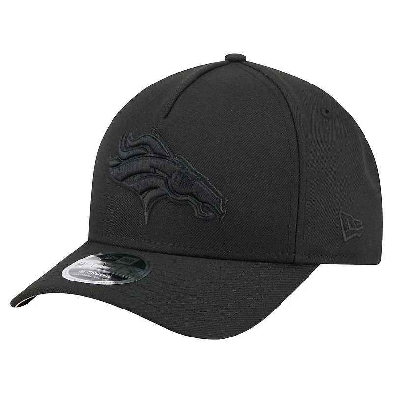 Casquette ajustable 9FORTY M-Crown A-Frame noire pour homme, collection Team Denver Broncos