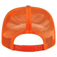Men's New Era  Brown/Orange Denver Broncos Team Patch Split Panel 9SEVENTY Adjustable Trucker Hat