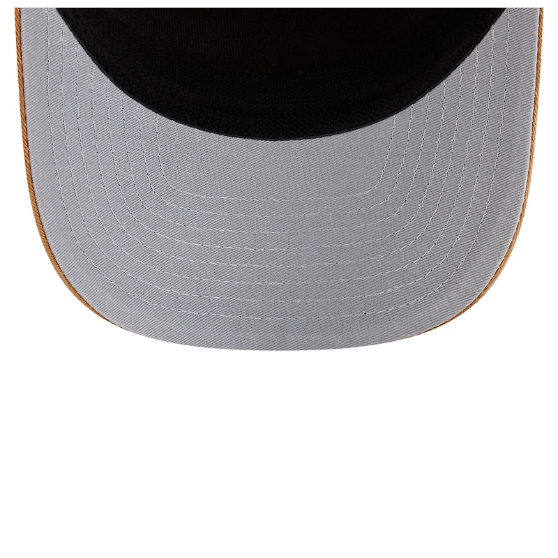 Men's New Era  Brown/Orange Denver Broncos Team Patch Split Panel 9SEVENTY Adjustable Trucker Hat