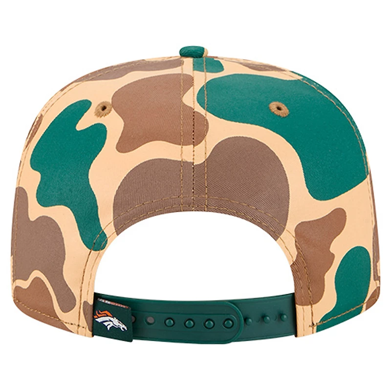 Men's New Era  Camo Denver Broncos Duck Rope 19TWENTY Snapback Hat