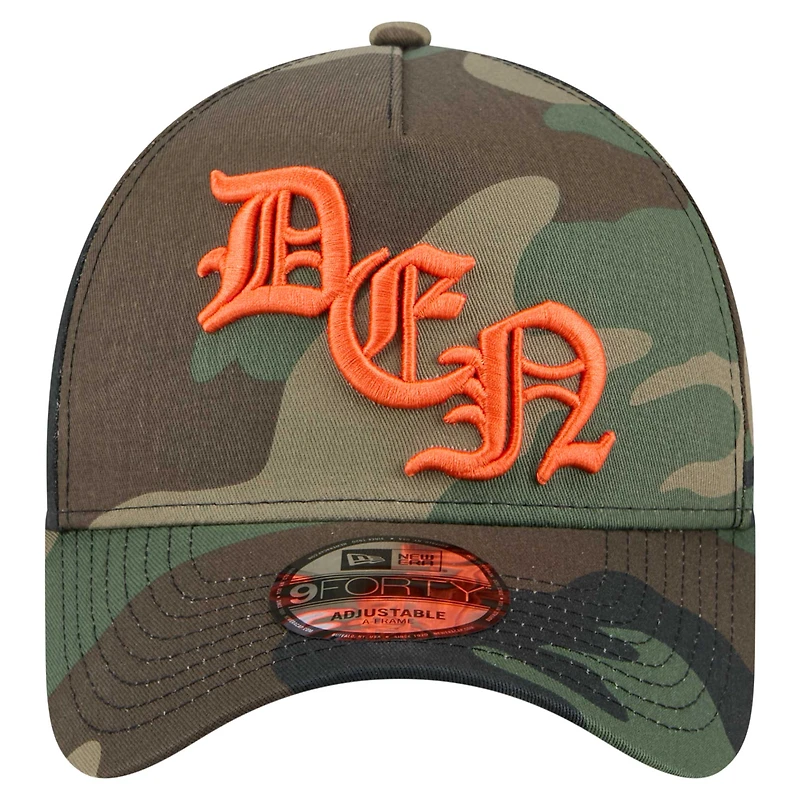 Casquette ajustable A-Frame 9FORTY Mystic Camo Denver Broncos New Era pour homme