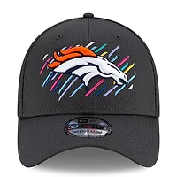 Casquette New Era Charcoal Denver Broncos 2021 NFL Crucial Catch pour homme - 39THIRTY Flex