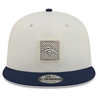 Men's New Era  Cream/Navy Denver Broncos 2026 NFL Training Camp 9FIFTY Snapback Hat