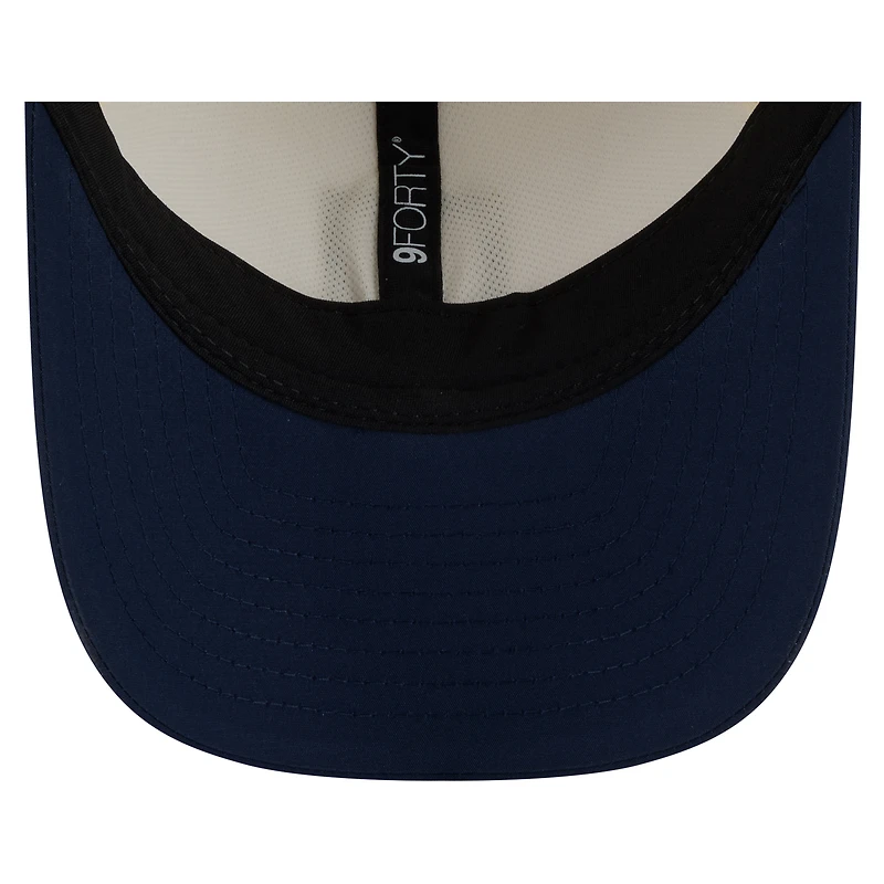 Men's New Era Cream/Navy Denver Broncos 2026 NFL Training Camp 9FORTY Adjustable Hat