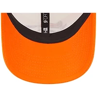 Casquette Snapback 9FORTY Team Stripe Trucker des Broncos de Denver crème/orange New Era pour homme