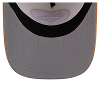 Men's New Era  Cream/Orange Denver Broncos Washed A-Frame 9FIFTY Snapback Hat