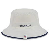 Men's New Era  Cream Denver Broncos 2026 NFL Training Camp Sport Bucket Hat