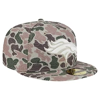Casquette ajustée 59FIFTY Denver Broncos Geo Camo de New Era pour homme