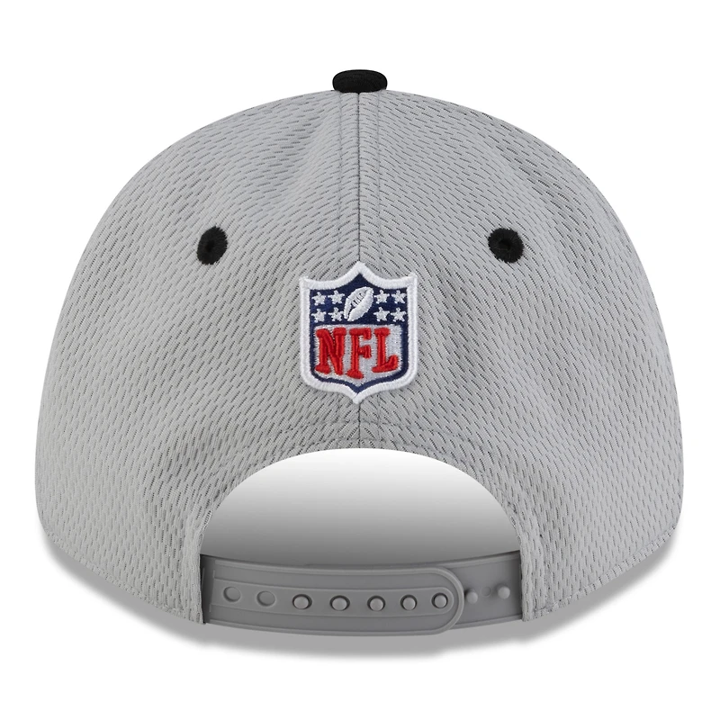 Men's New Era Gray/Black Denver Broncos 2025 AFC West Division Champions Locker Room Trophy Collection 9FORTY Adjustable Hat